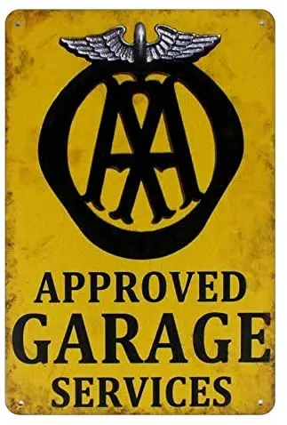 

Aproved Garage Service Metal Tin Sign Decor 12x8 Inch