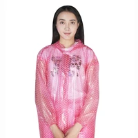 breathable adult rain coat set fashion transparent waterproof rain coat impermeable men women regenjacke household goods 60