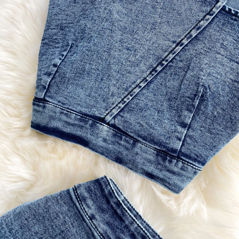 

2021 Spring Women Denim Vest+Skirts Sets Sleeveless Straps TopsJean Skirt Suit Outfits Jean Tops Jumpers Skirt Suits Outfits