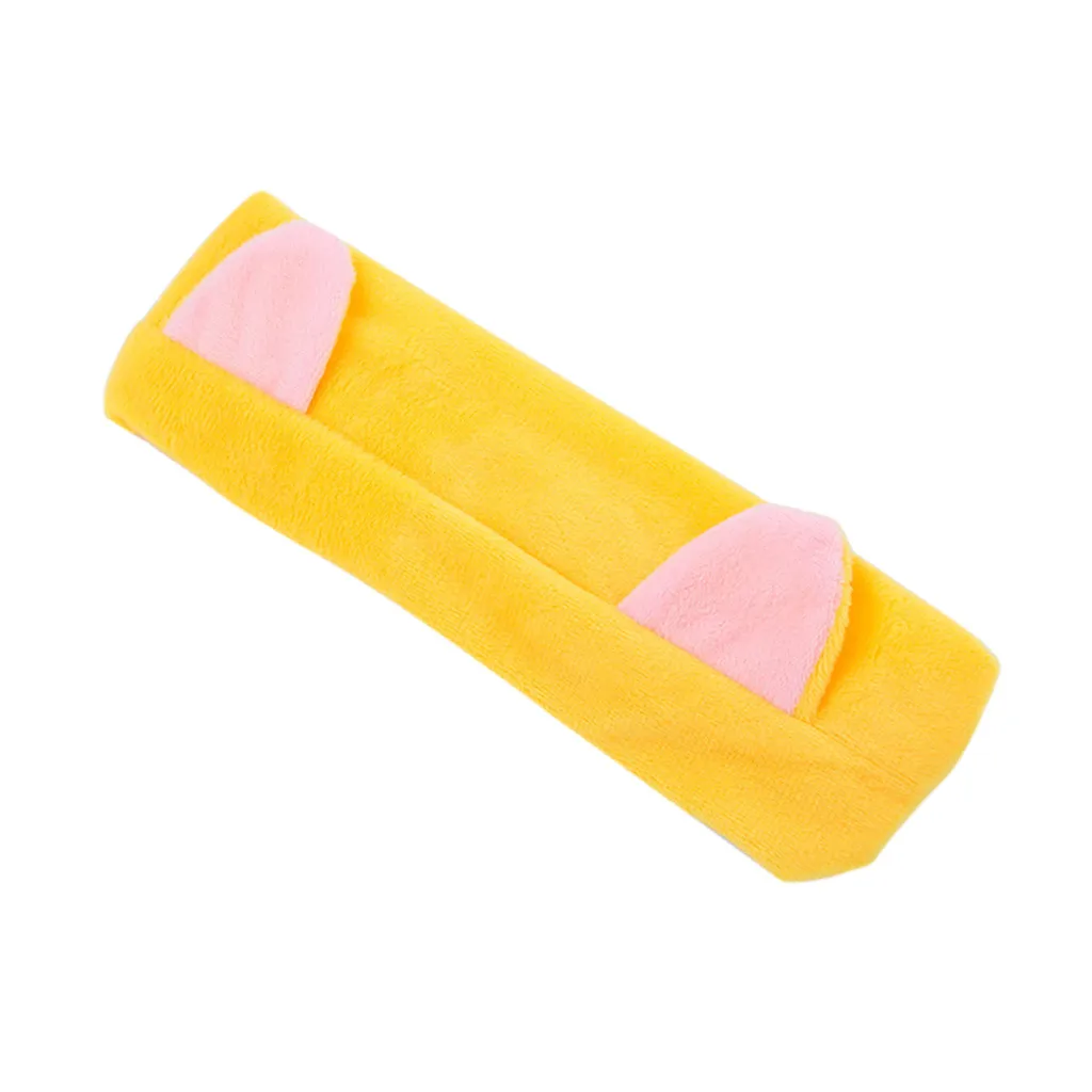 Cute Cat Ears Hair Bands Sport Sweet Cute Headband Short Hair Headdress Solid Color Casual Hair Accessoires#Nu