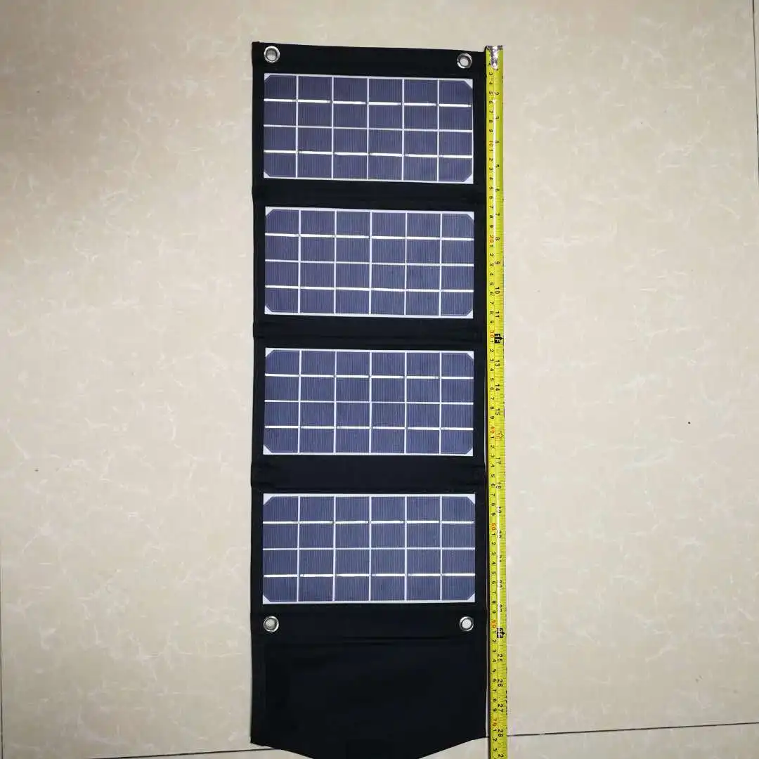 

Сумка на солнечной батарее 12 в 21 Вт с двойным выходом US B и интерфейсом для быстрой зарядки