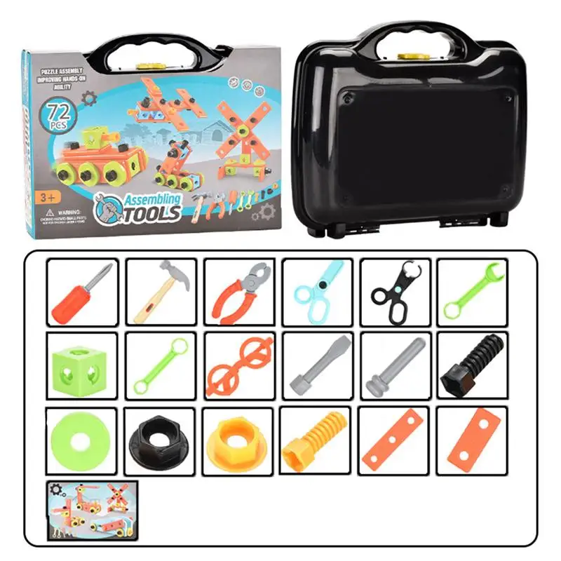 1 Набор игрушечных гаек для сборки забавная Полезная развивающая практичная