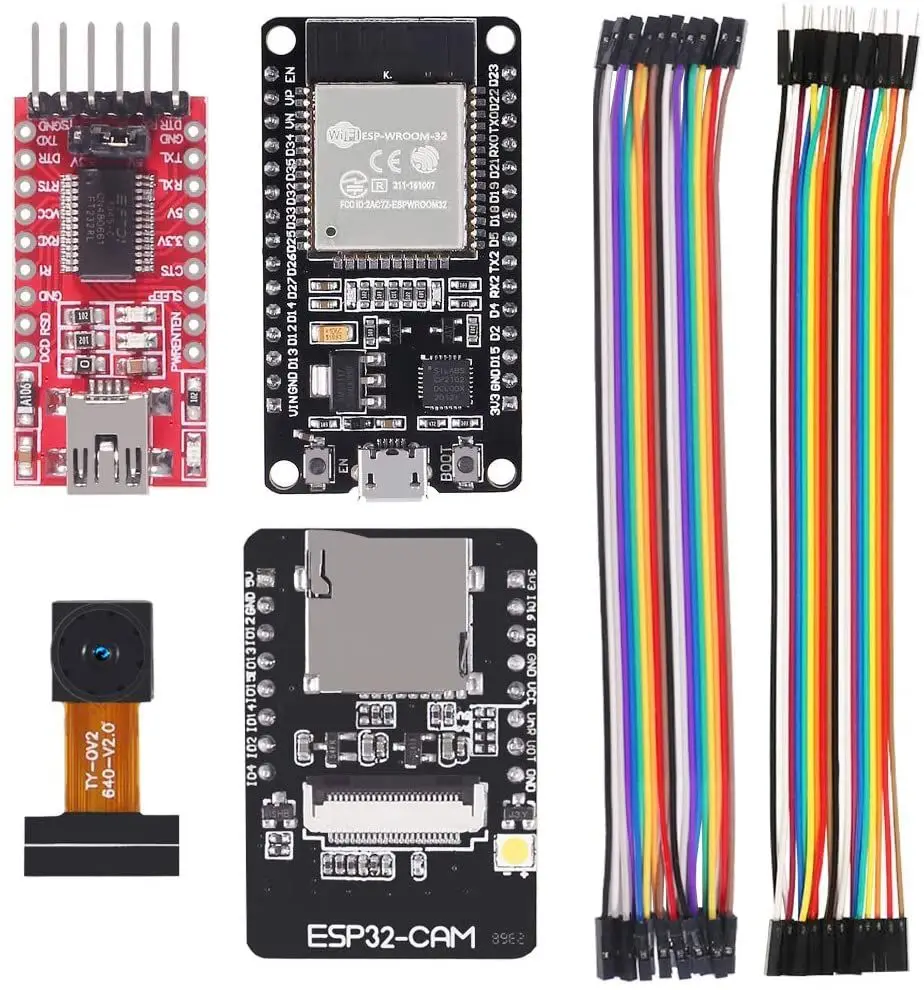 

ESP32 Cam WiFi Development Board with OV2640 Camera Module + ESP-32S Development Board WiFi NodeMCU-32S Module + FT232RL