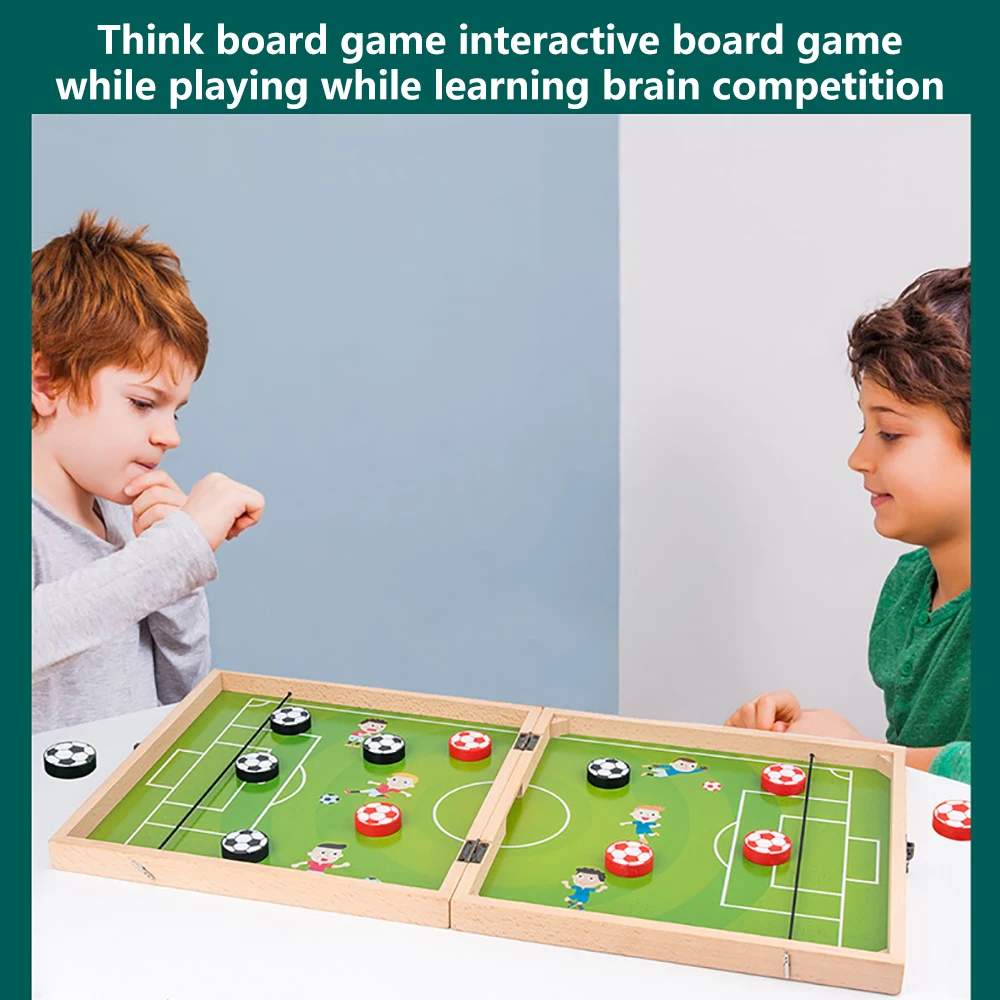 

Catapult Chess Flying Chess Parent-child Educational Toy Party Game 3in1 Foldable Foosball Winner Board Games Table Hockey Game