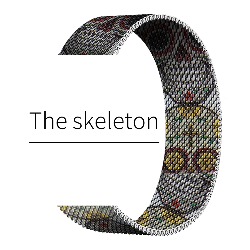 Ремешок Миланская петля для мужчин и женщин спортивный черный браслет iWatch SE 6 5 4