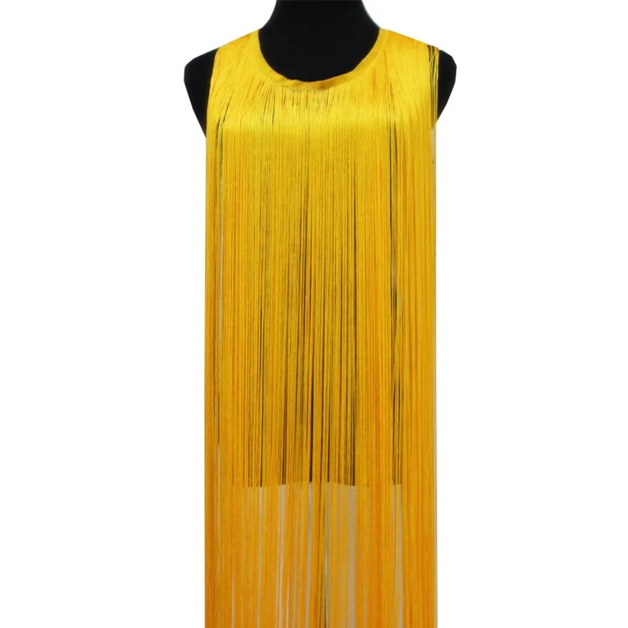 

3 Yds Fringe Tassel For Latin Dance Dress Diy Trims 50CM-100CM Long Samba Trimming Lace Polyester Macrame