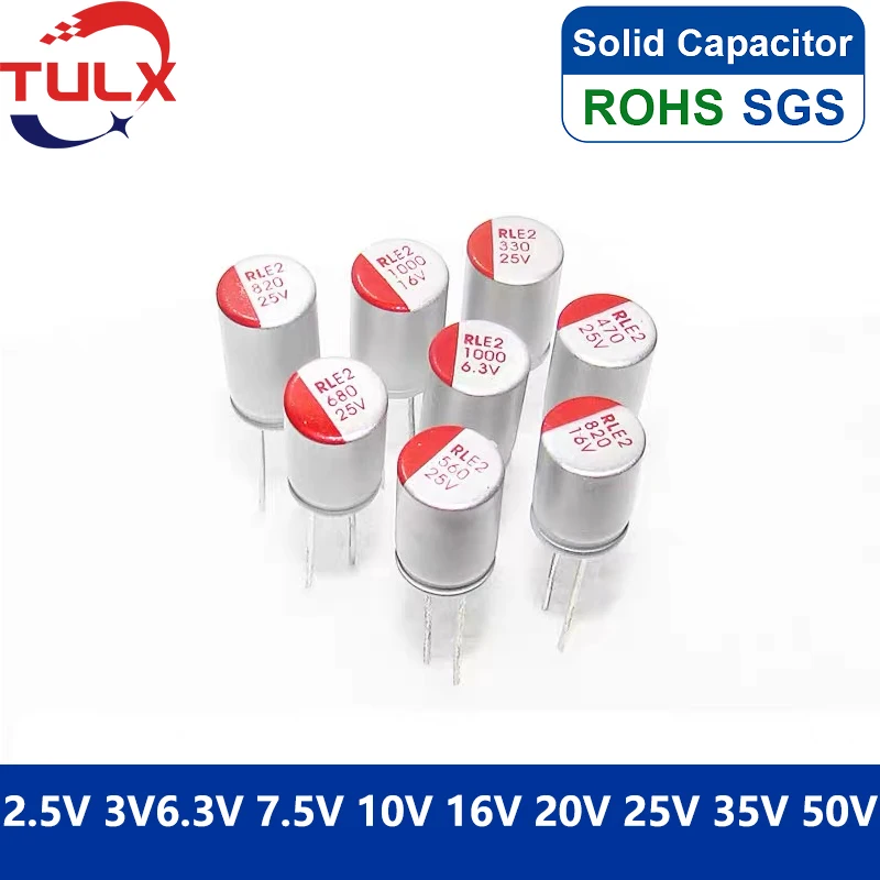 

10 шт., твердые штативы, 2,5 В, 3 в, 4 в, 6,3 В, 10 в, 16 В, 100 мкФ, 270 мкФ, 470 мкФ Ф, 560 мкФ, 100 мкФ, видеокарта, твердые конденсаторы