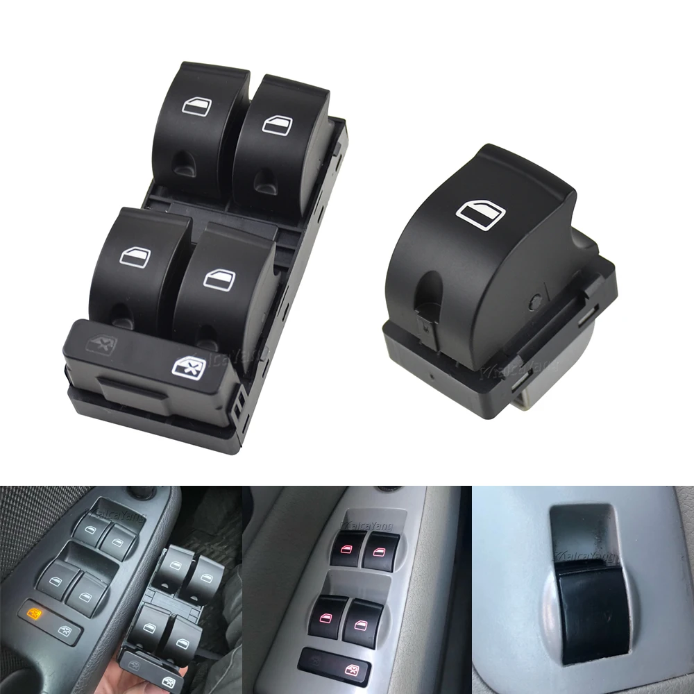 

High Quality Driver Power Master Window Switch Console For Audi A4 S4 B6 B7 RS4 SEAT Exeo 8E0 959 851 8E0 959 851B 8E0959851