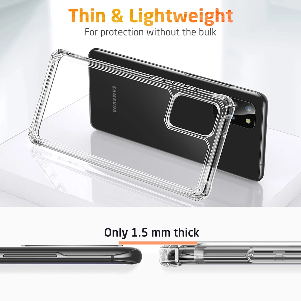 ESR Case for Samsung Galaxy S20 Ultra Plus Clear Cover S20 Case Air Armor Thin Lightweight Shockproof S20 S20+ Protective Case