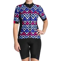 women cycling jersey suit summer red blue wear dresses set girls shirts bike set bib conjunto traje abbigliamento ciclismo donna