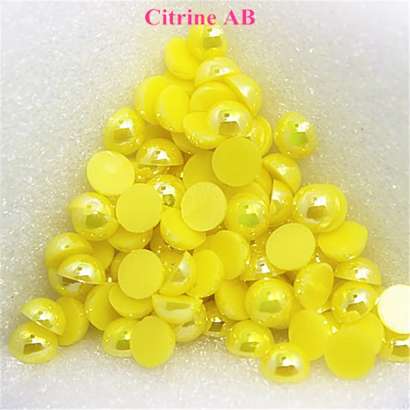 Полукруглые жемчужные бусины из АБС-пластика 1 5-12 мм | Дом и сад