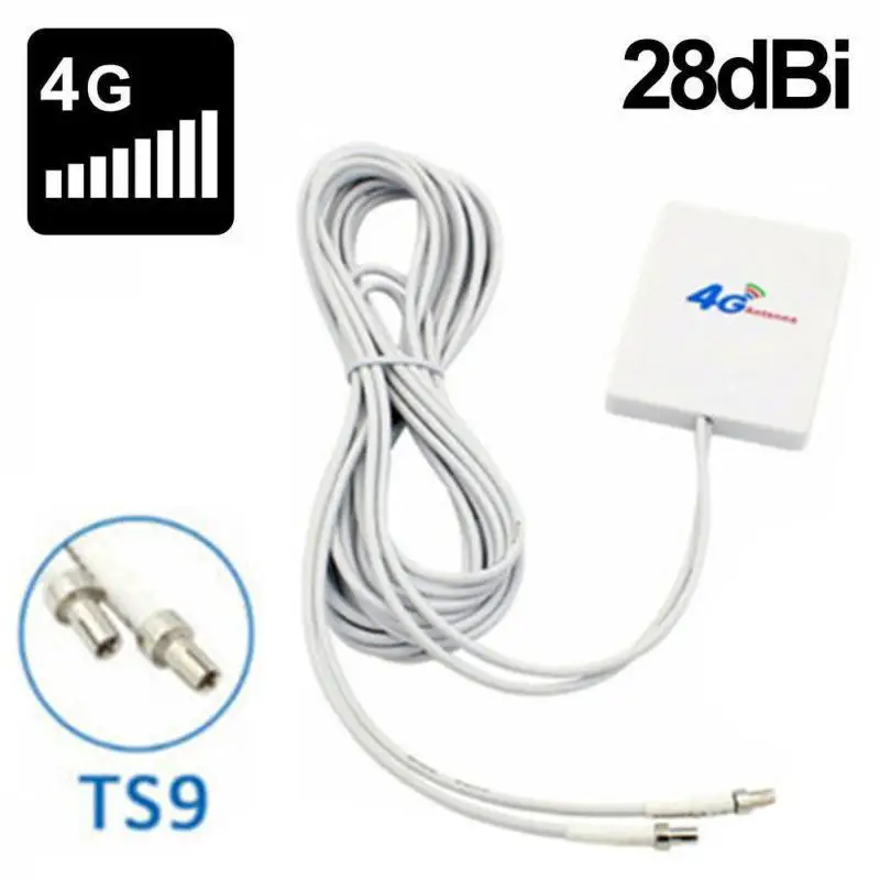 

External 28dBi Gain 3G 4G LTE TS9 Connector WiFi Antenna