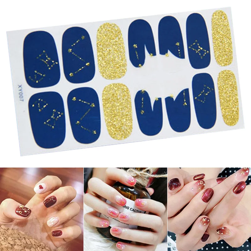 Лучшие наклейки для нейл-арта DIY декоративные Звезда Луна маникюрные аксессуары