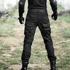 Брюки-карго мужские тактические, брюки в стиле милитари, ранние камуфляжные, с наколенниками, рабочие штаны, армейский охотник, спецназ, боевые штаны