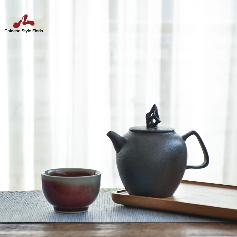 Чайный набор семейный керамический чайник фарфоровый домашние Японские чайные