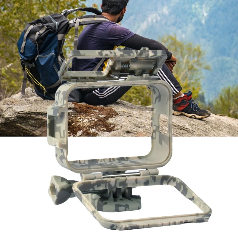 

B2RC Drop-proof Stabilizers Protective Housing Shell Case Camouflage Camera Frame Shell for Hero 9