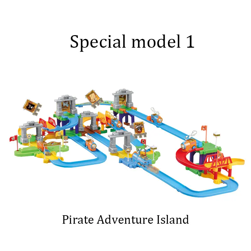 Набор электрических поездов игрушечный поезд с дистанционным