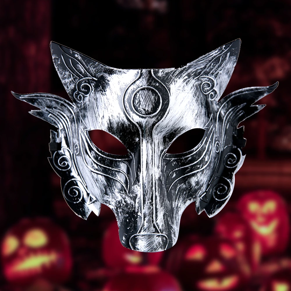 Хэллоуин ужас полная маска для лица Взрослый мужской и женский Оборотень Маска