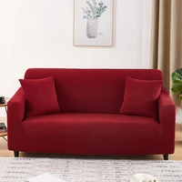 luxury solid color sofa covers for living room elastic sofa cover corner couch cover slipcover chair protector 1234 seater