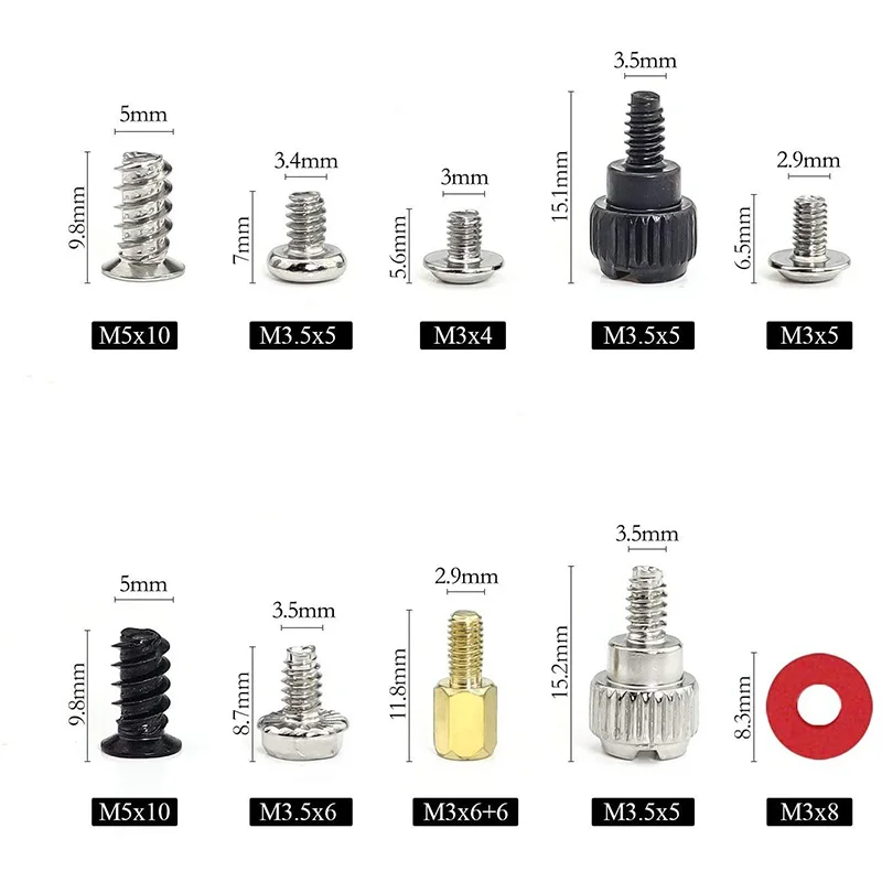 300PCS Personal Computer Screw Standoffs Set Kit For Hard Drive Case Motherboard Fan Power Image | Обустройство дома