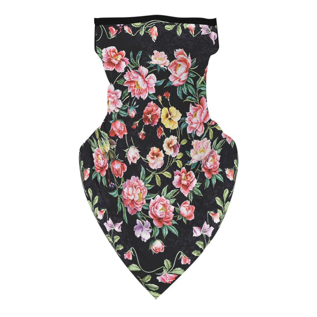 Маска с принтом для взрослых бесшовная маска ушей шарф занятий спортом на