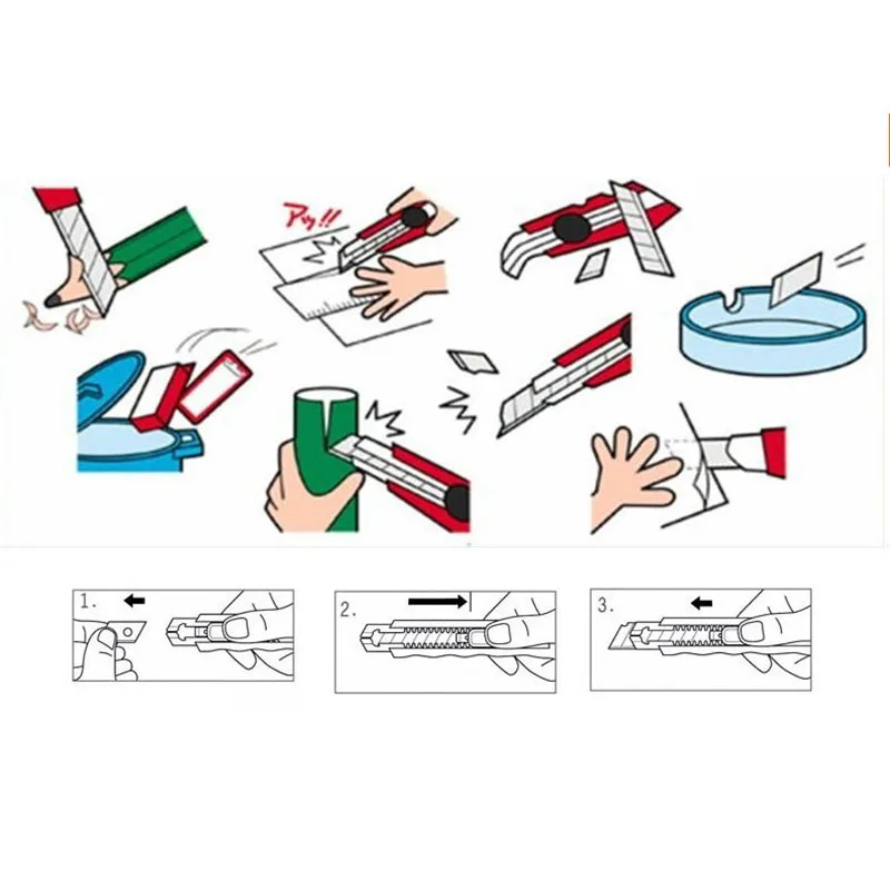 Высококачественный многофункциональный металлический нож из нержавеющей стали