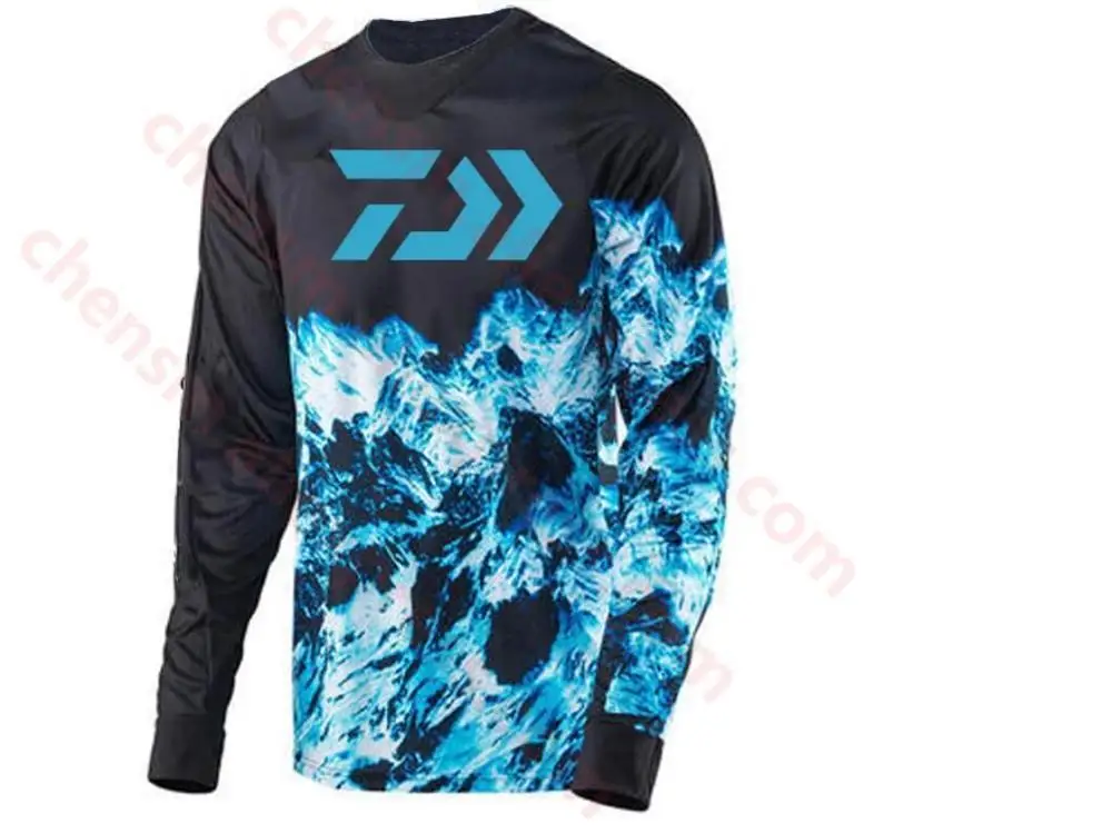2020 новый стиль DAIWA CoolMax Мужская одежда для рыбалки с длинным рукавом