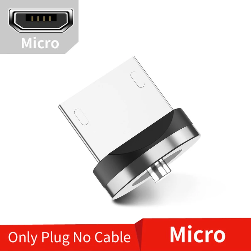 Only Micro usb Plug Для samsung galaxy M10 J3 J5 J6 J8 J7 Pro Honor 7A 7C 8X 8A мобильный телефон QC 3,0 быстрое автомобильное зарядное устройство магнитный Micro USB кабель - Тип штекера: Only Micro usb Plug