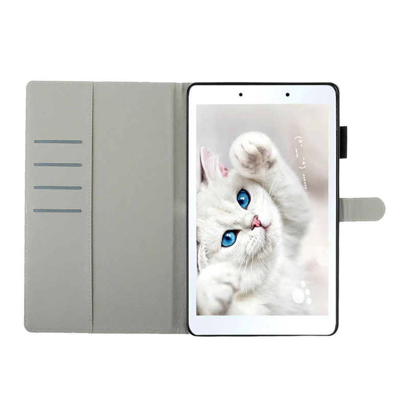 Чехол для Samsung Tab A8 A 8 2019 SM-T290 мультяшный кожаный смарт-чехол Galaxy 0 T290 T295 T297 чехлы |