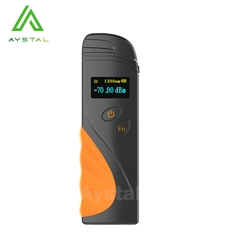 NEW Mini Rechargeable Fiber Cable Tester Optical Power Meter High Precision OPM -50 to 20 dBm -70 to 3 dBm Clamshell FTTH Tool