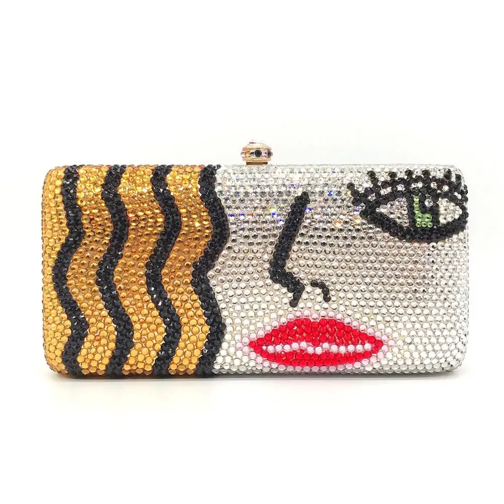 

Роскошная вечерняя Свадебная Сумка-клатч с кристаллами для девушек