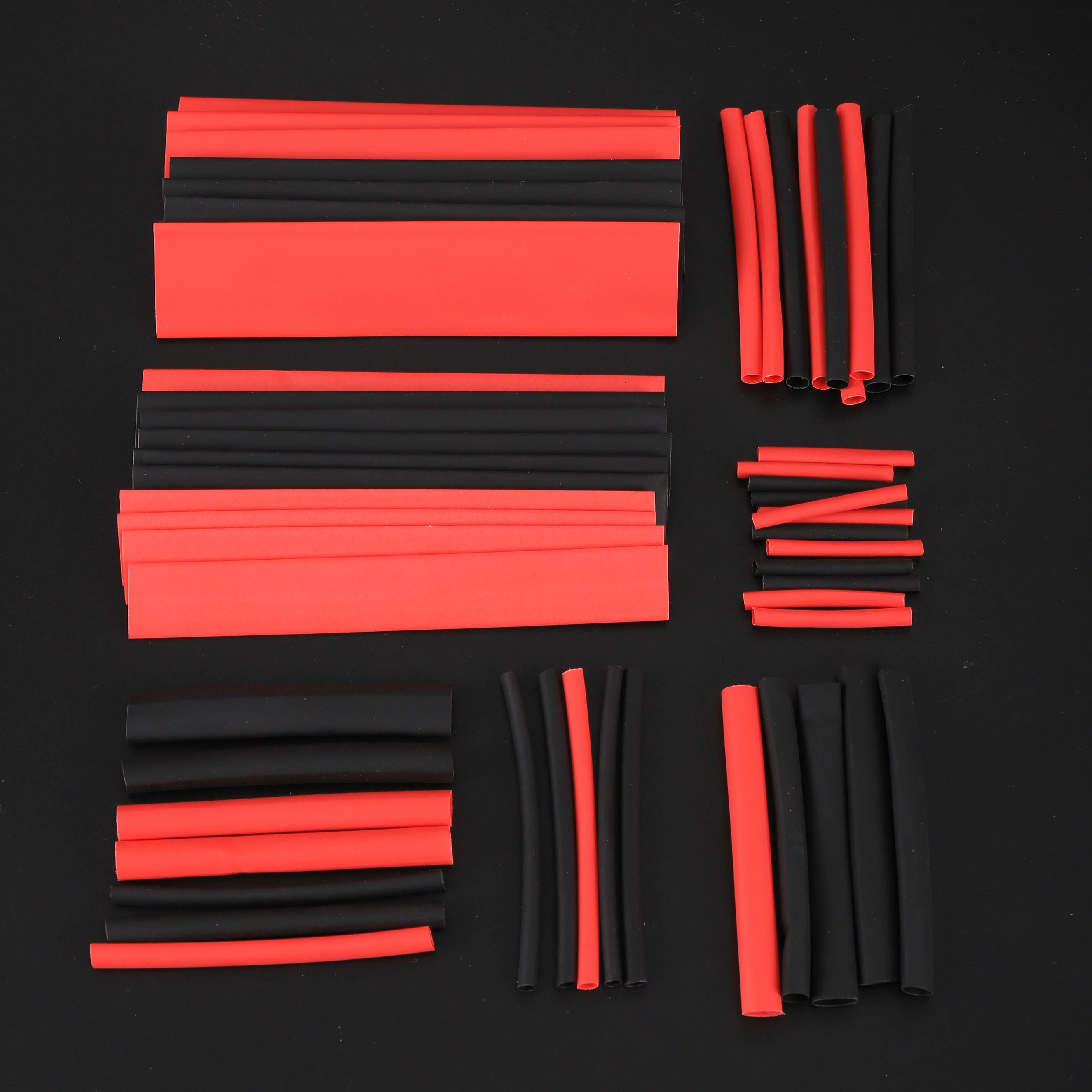 150 шт./кор. черный красный термоусадочная трубка полиолефин 2:1 электрическая