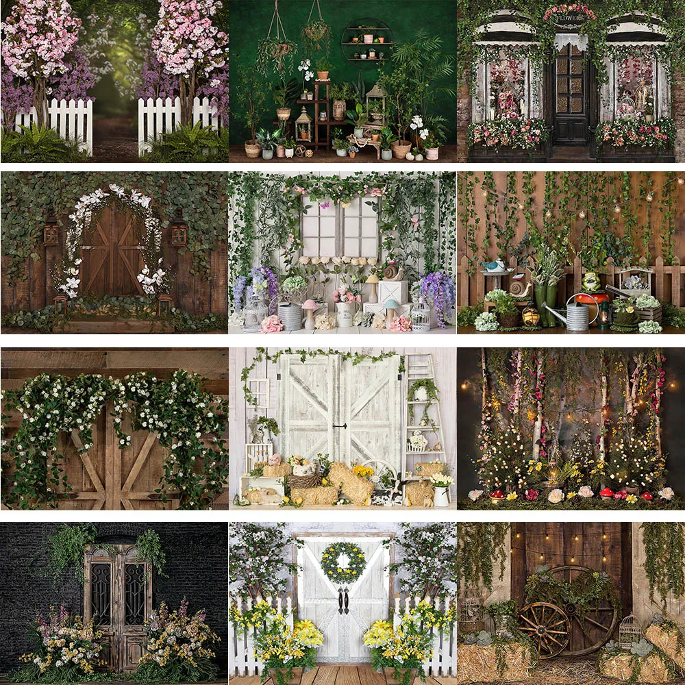 Фоны для фотосъемки детей в студии с весенними цветами тортом|Фон фотосъёмки| |