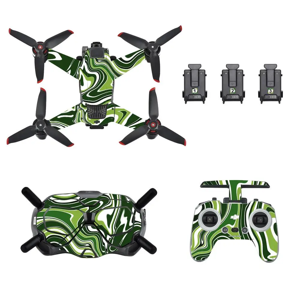 

Drone + Remote Control + Glasses Sticker Body Protection Film For Dji Fpv Drone Accessories