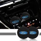 Автомобильный силикагелевый нескользящий коврик для подстаканника аксессуары для интерьера для фотоэскорт Focus 1 Focus 3 Focus2 Et автомобильные товары