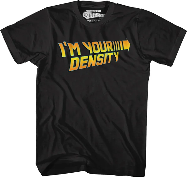 

Черный с надписями I'm Your плотность Back To The футболка Future