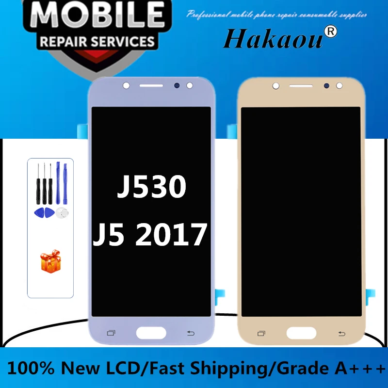 Oled дисплей для Pantalla Samsung J5 2017 J530F/DS J530Y/DS J530FM/DS LCD сенсорный экран дигитайзер сборка