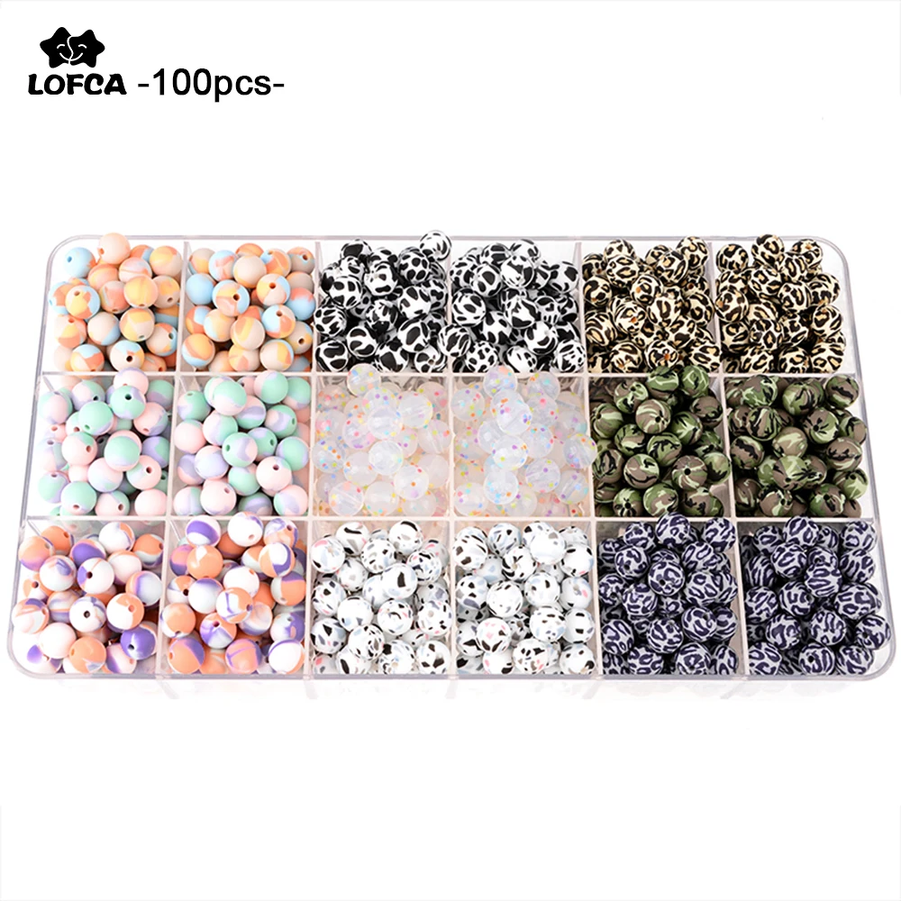Детский Леопардовый Прорезыватель для зубов LOFCA 100 шт. Terrazzo Dalmatian камуфляжный