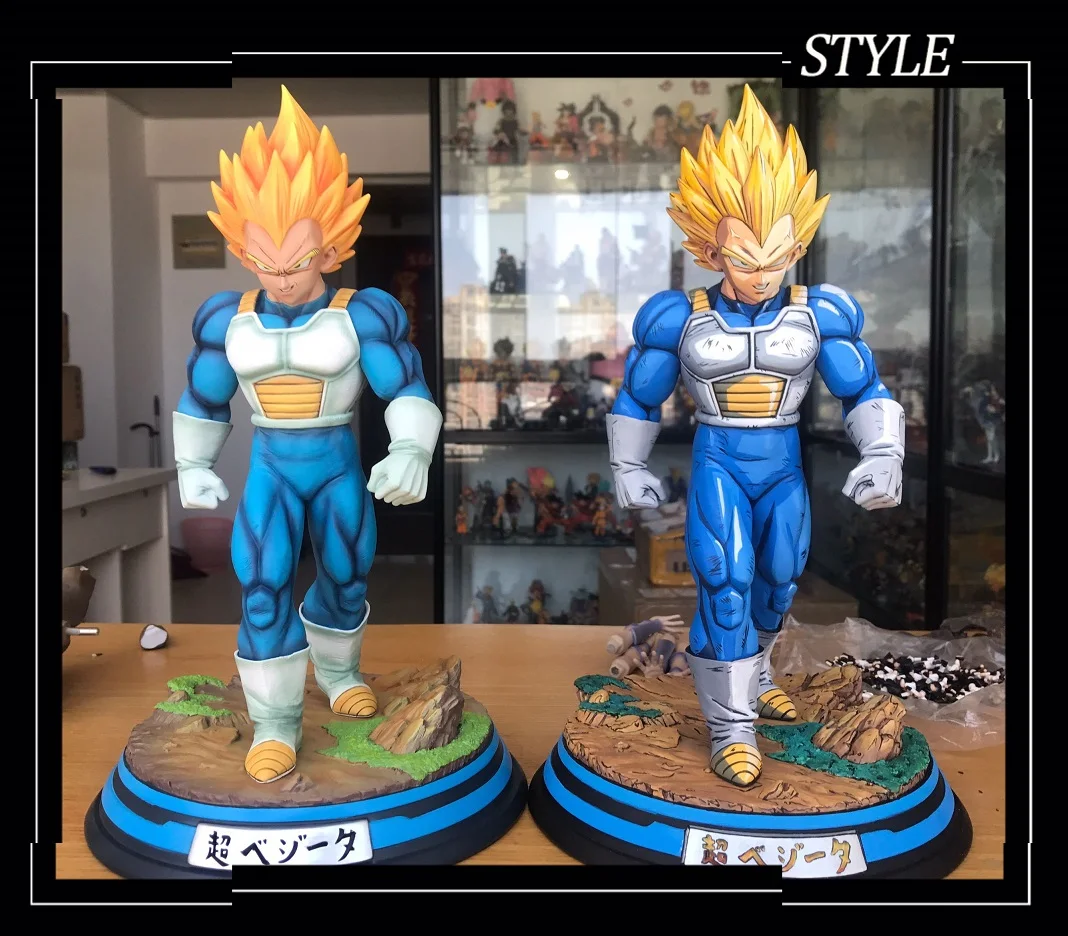 Модель вееров Dragon Ball Z super saiyan 2 Вегета GK статуя смолы фигурка для коллекции