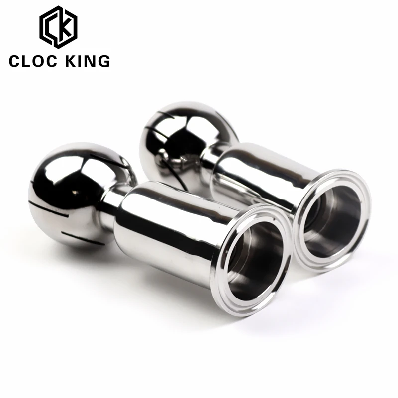 SS304 Tri Clamp 1 5 ”2” бак вращающийся шарик распылителя CIP совместимый с Clover чистящий
