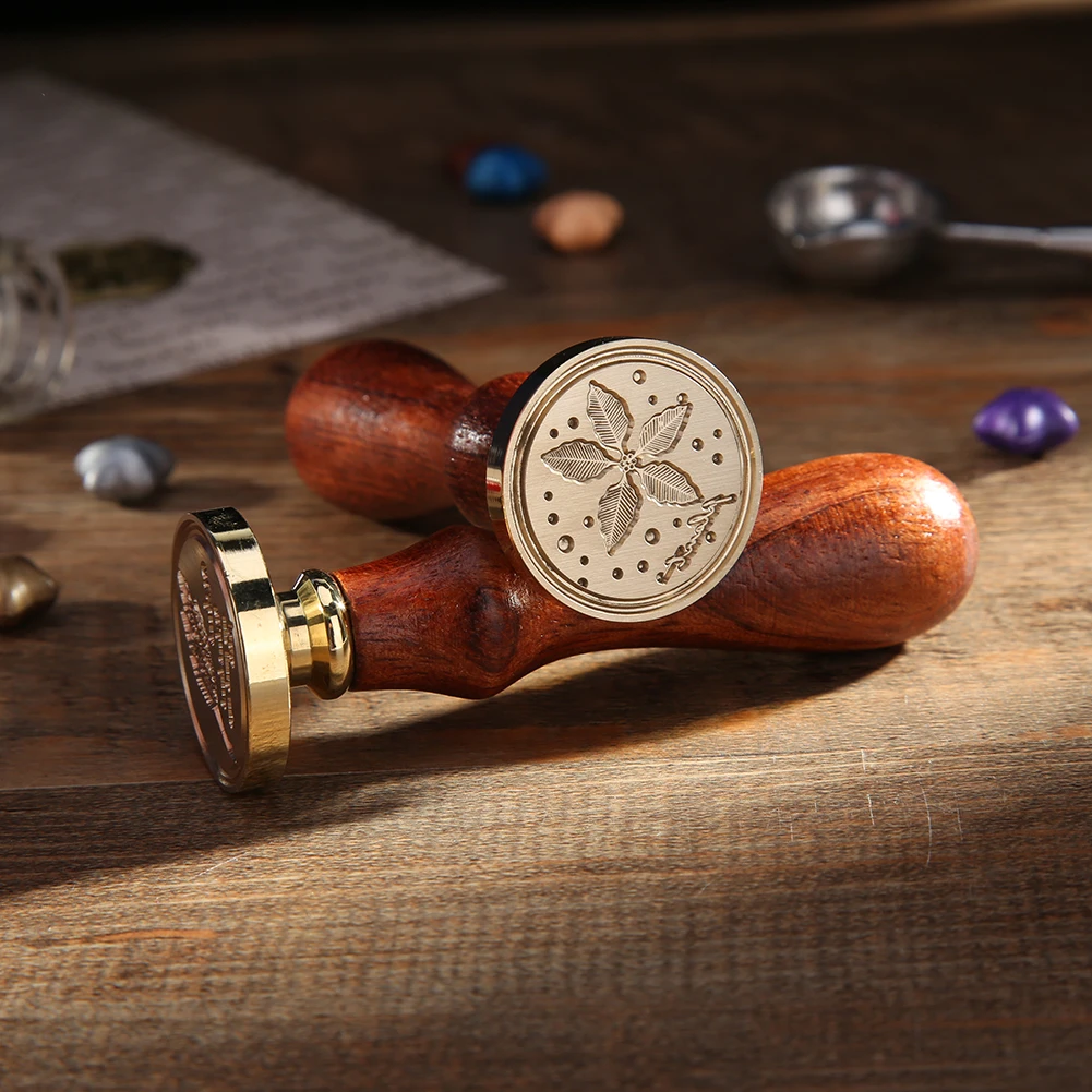 DIY печать с рисунком растений восковая ретро-конверт скрапбукинг фотоальбом