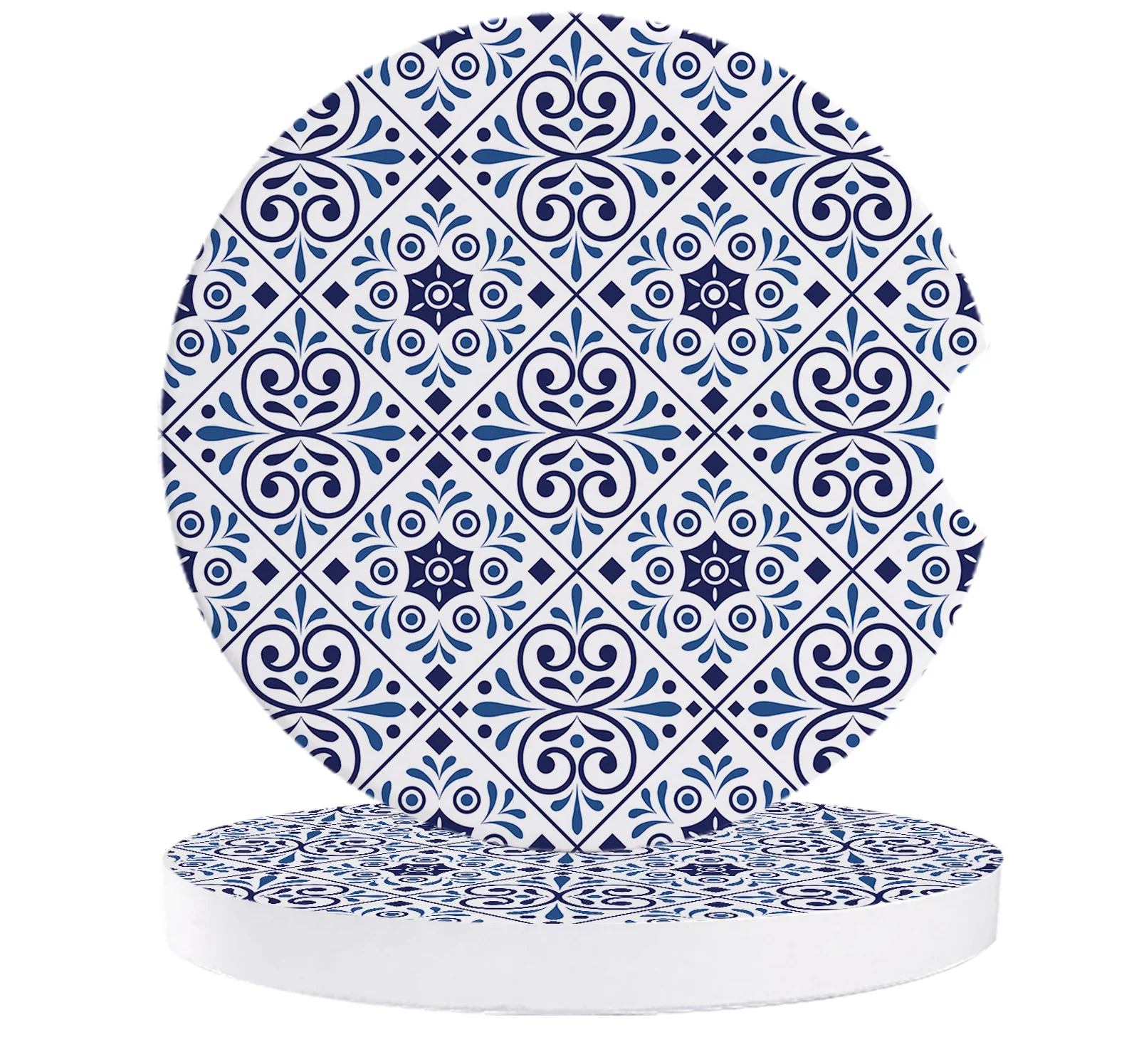 Классический старинная керамическая плитка фиолетовый деревенский Настольная