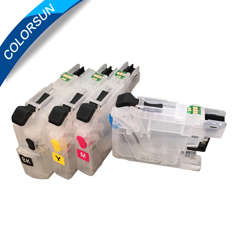 Короткие многоразовые картриджи LC231 LC233 4 шт. для смартфонов/J4120/J4620/J5320|Чернильные