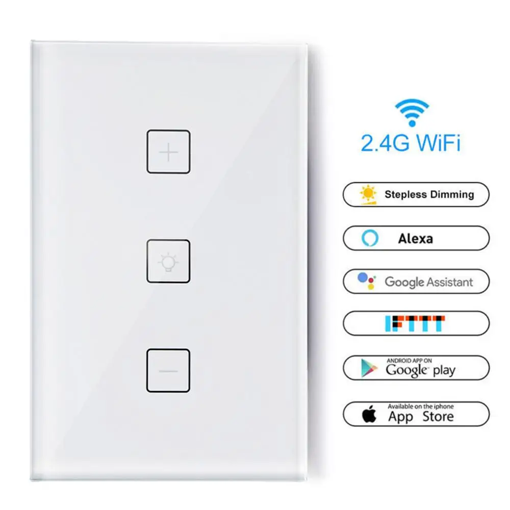 Timethinker голосовой пульт дистанционного управления выключатель света LED US UK EU WiFi