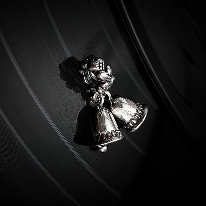 Рождественский колокольчик кулон подходит для оригинального браслета женщин и