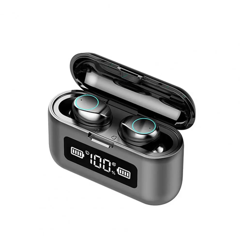 

Earphone Waterproof Wireless ABS Bluetooth In-ear Earbuds with Touch Control for Sports