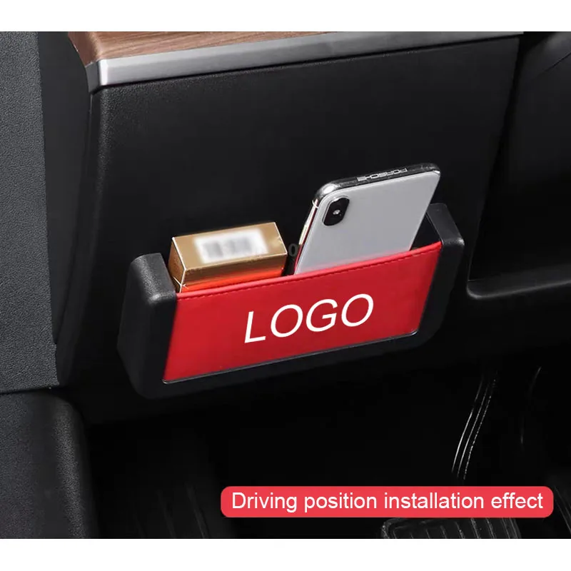 

Car Seat Back Storage Box For Dodge Challenger Pu Leather Organizer Stowing Tidying Bag Pocket Auto Accessories