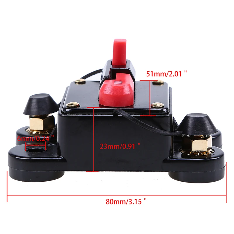 Posbay 100A универсальный автоматический выключатель для автомобиля морской лодки
