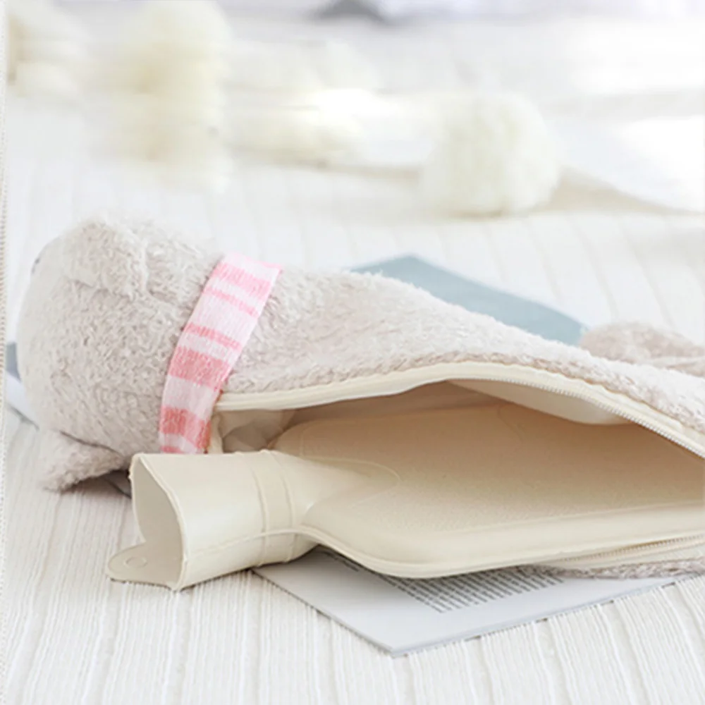 Мультяшная сумка для горячей воды зимний подогреватель рук белый медведь дизайн