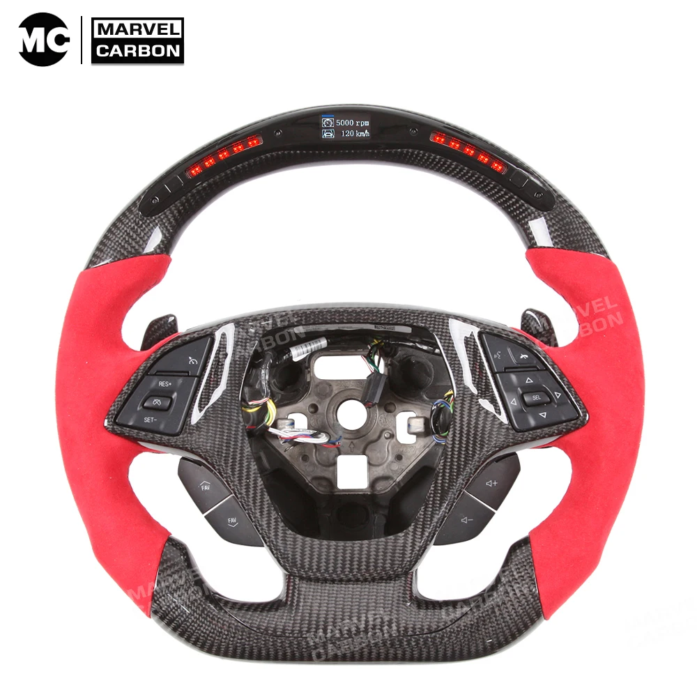 

Carbon Fiber LED Steering Wheel for Chevrolet Camaro